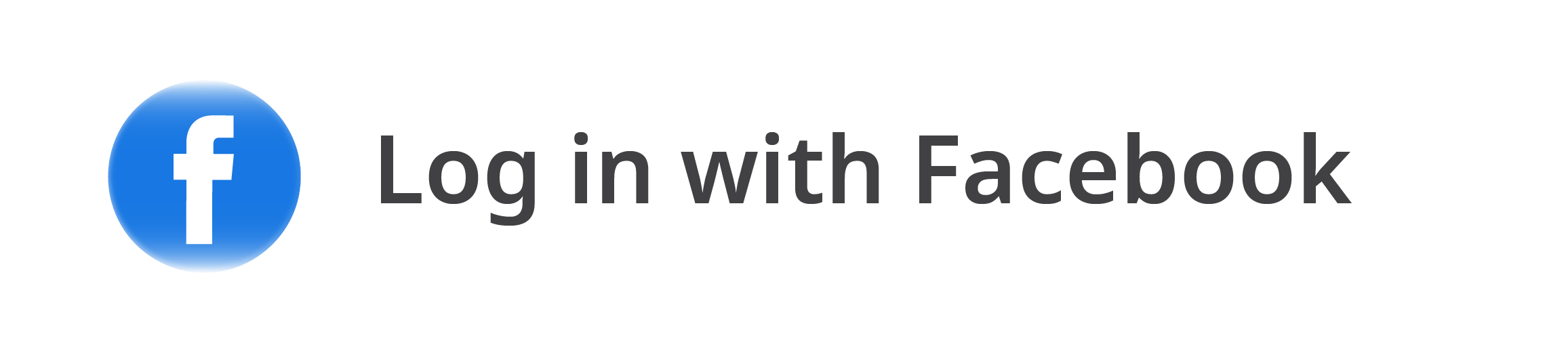 Log in with Facebook