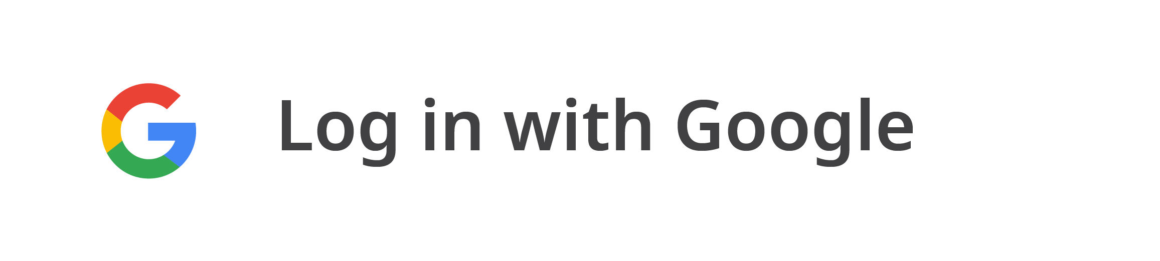 Log in with Google